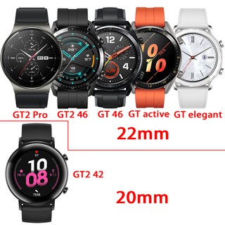 ภาพขนาดย่อของภาพหน้าปกสินค้าสายนาฬิกาซิลิโคน Sport Watch สำหรับ HUAWEI WATCH GT 1/2 46 มม. จากร้าน jiandafeng.th บน Shopee