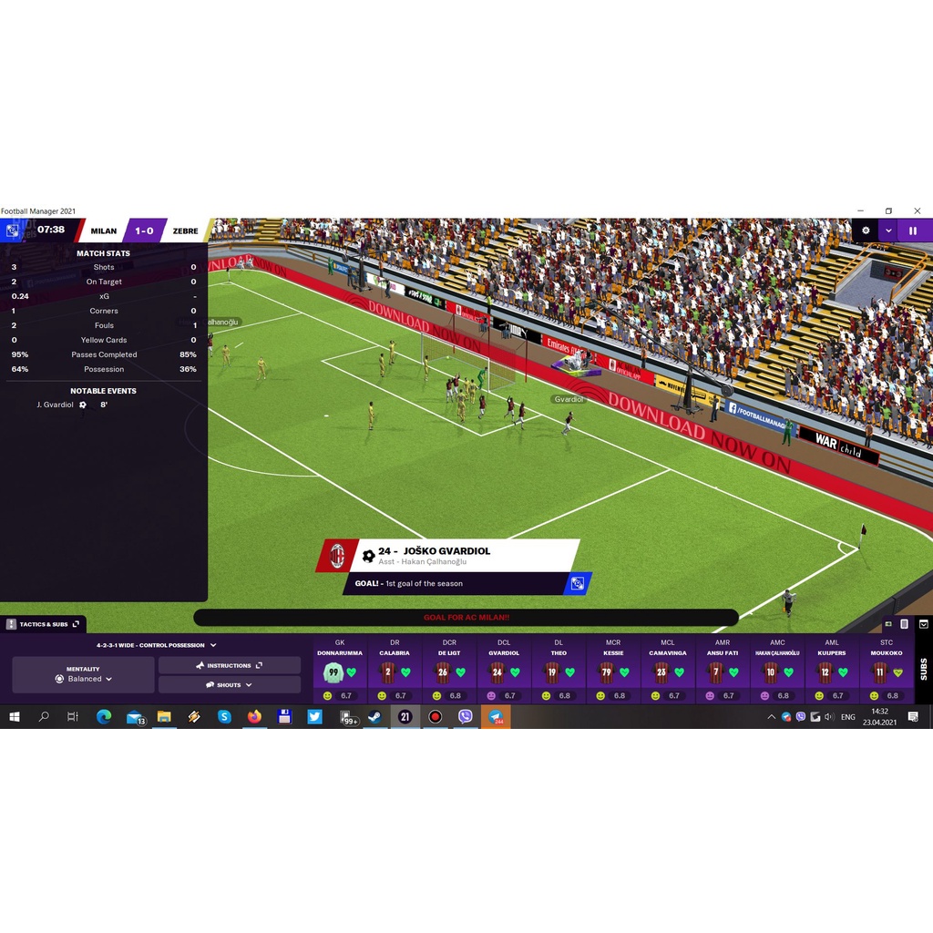 ภาพสินค้าFootball Manager 2021 มีแปลภาษาไทย รวม DLC ครบ update 2022 ลงโลโก้ได้ จากร้าน software2u บน Shopee ภาพที่ 2