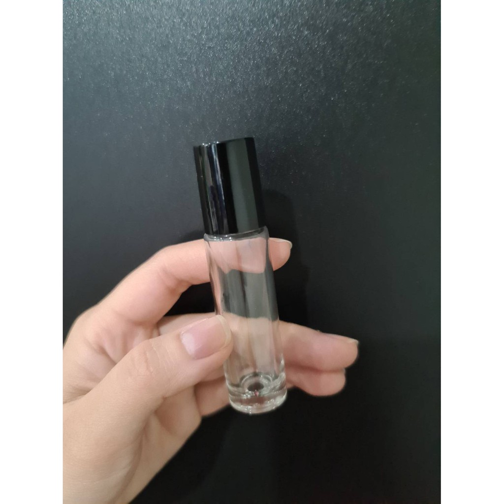 gb-0051-แพ็ค50-ขายส่ง-ขวดลูกกลิ้งหัวพลาสติก-สีชา-สีใส-10ml-ขวดน้ำหอม-ขวดลูกกลิ้งเปล่า-ขวดแก้วสีชา-ขวดลูก-น้ำมันหอมระเหย-พร้อมส่งจำนวนมาก