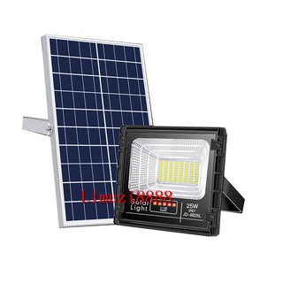 Solar LED รุ่นใหม่ ประกัน 1 ปี ไฟใช้ภายนอกและโซลาร์เซลล์ โคมไฟโซล่าเซลล์ โซล่าเซลล์ Spotlightsolar 25W 40W 60W 100W200W3