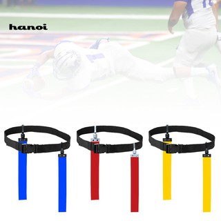 【HN】American Football Match Training Belt Adjustable Rugby Flag Tag Waist Strap