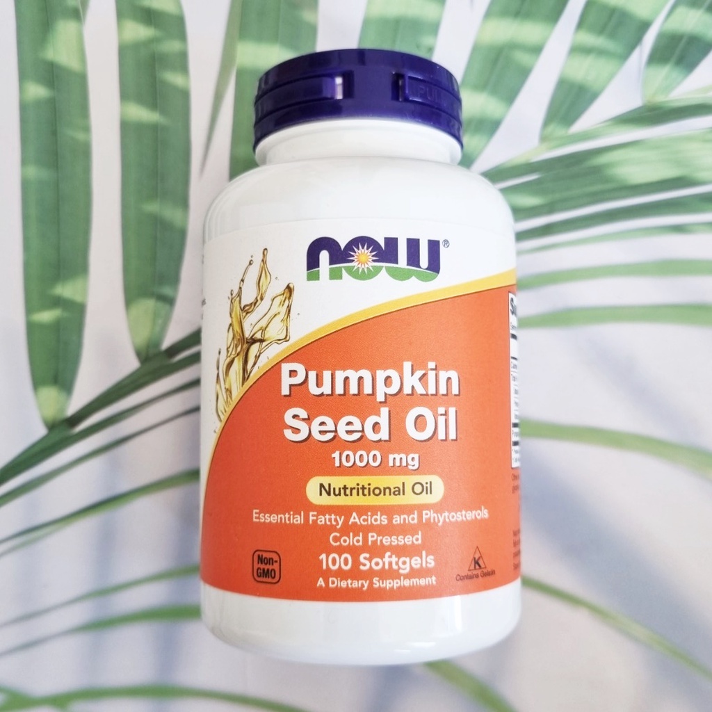 Now Foods Pumpkin Seed Oil 1000 Mg 100 Capsules main image 1