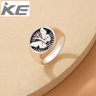 Jewelry Hip Hop Jewelry Vintage Butterfly Single Ring Geometric Animal Ring for girls for wome
