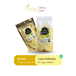 ภาพหน้าปกสินค้า[200g พร้อมส่ง] I Am Durian Lite - ทุเรียนทอด XL อ้วนน้อย อร่อยหนัก - Original chips - 200g - [Facebook Store] ที่เกี่ยวข้อง
