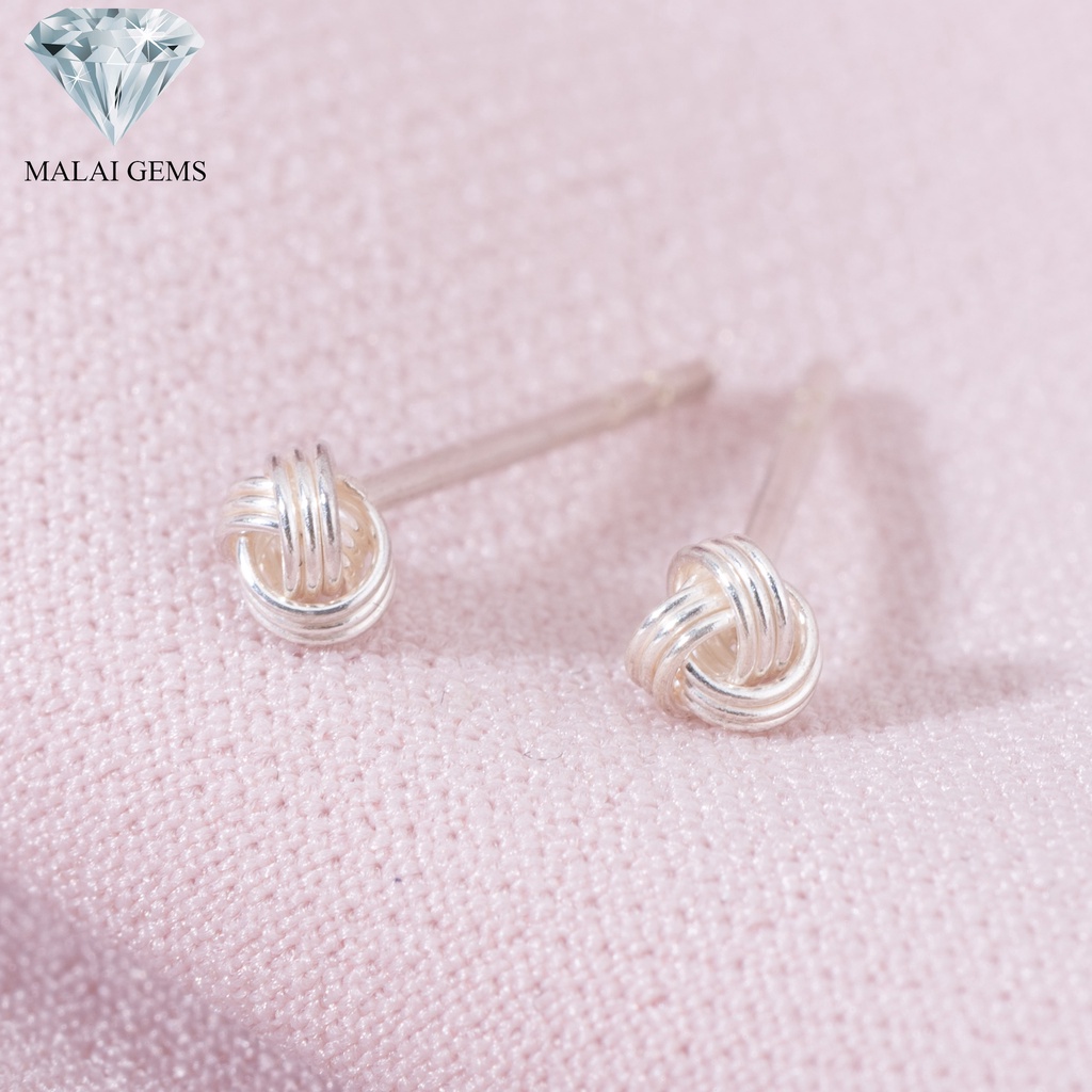 ภาพสินค้าMalai Gems ต่างหูเงินแท้ Silver 925 รุ่น Minimal ***ตะกร้อ 3 mm ต่างหูเงินแท้ จากร้าน malaigems_official บน Shopee ภาพที่ 5