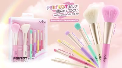 เซ็ตแปรง-od8-193-odbo-perfct-brush-beauty-tools-แปรงแต่งหน้า-โอดีบีโอ-ชุดแปรงแต่งหน้าสีพาสเทล-7-ชิ้น