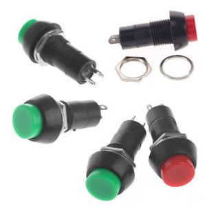 Push Button Switch Reset 12 mm 2 ขา 3A 250V สวิตซ์ กดติดปล่อยดับ