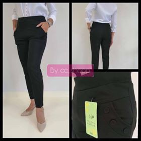 กางเกงใส่ทำงาน-ผ้าเกาหลี-กางเกงขายาวผญ-ผ้านิ่มเด้ง4xl