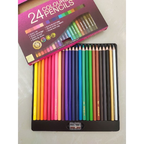 สีไม้-24สี-มี24แท่ง-สีมาสเตอร์อาร์ต-สีไม้มาสเตอร์อาท-รุ่นใหม่