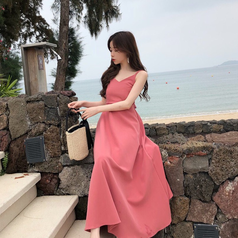 maxi-dress-เดรสยาว-ผูกโบว์หลัง-โชว์หลังสวยมาก