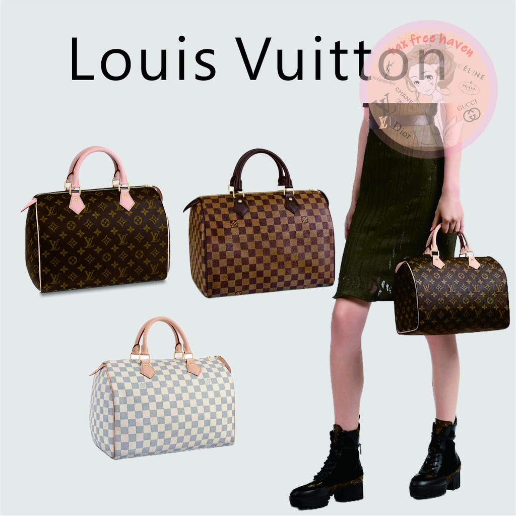 shopee-ราคาต่ำสุด-ของแท้-100-louis-vuitton-brand-new-speedy-30-bag