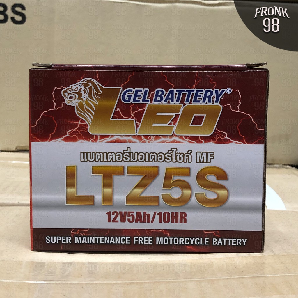 ภาพหน้าปกสินค้าLEO แบตเตอรี่ รุ่น LTZ5S (12V 5AH) แบบแห้ง (สำหรับรถจักรยานยนต์) แบตลีโอแท้ สต๊อกใหม่ จากร้าน fronk98.th บน Shopee