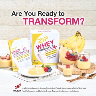 ZIP Whey Protein Plus รสนมกล้วยเกาหลี