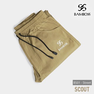 Bamboss กางเกง Jogger (BS01-Street) สีกากี