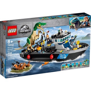 LEGO Jurassic World Baryonyx Dinosaur Boat Escape-76942