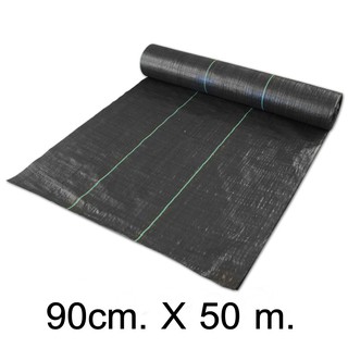 🔥🔥Bigblue  ผ้า PTคลุมวัชพืชUV -ผ้าพลาสติกคลุมดิน สีดำ MCT 90cmx50m  12190001