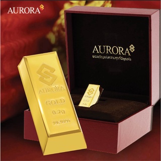 ภาพขนาดย่อของภาพหน้าปกสินค้าAURORA ทองแท่ง น้ำหนักทอง 0.2 กรัม จากร้าน auroradesign บน Shopee ภาพที่ 2