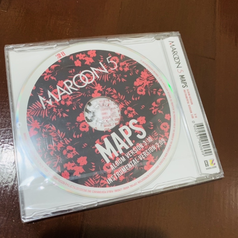 maroon5-maps-cd-single-sealed-พร้อมส่ง