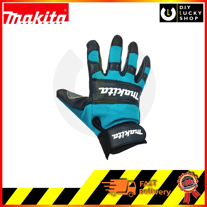 makita-glove-ถุงมือ-ถุงมือหนัง-มากีต้า-ไซส์-l-ถุงมือกันกระแทก-makita-gloves