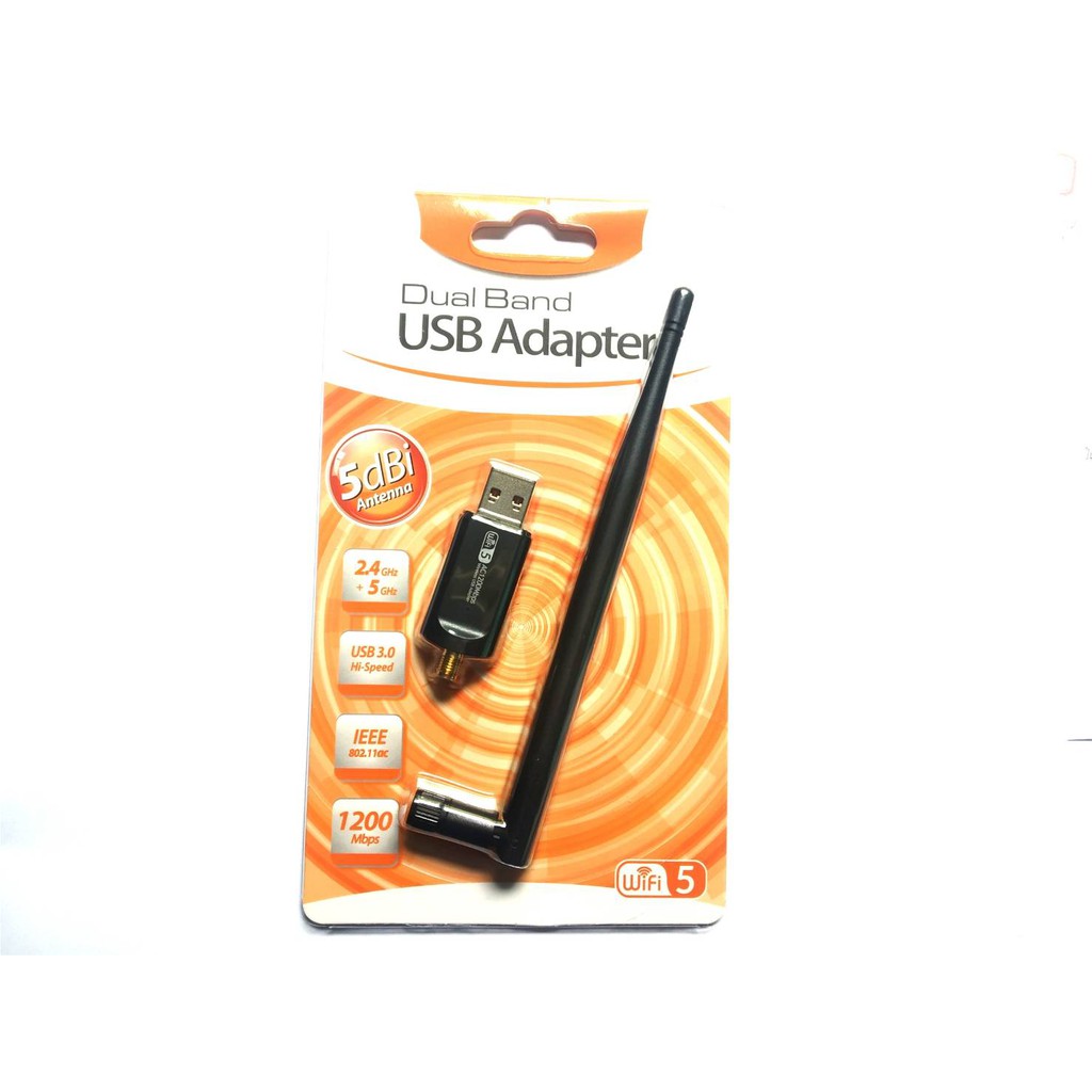 1200Mbps USB 3.0 Wireless Wifi Adapter ความเร็วสูงการ์ดเครือข่าย ...