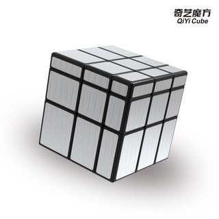 Qiyi ลูกบาศก์กระจก 3x3 ความเร็ว 3x3x3 สีทอง สีเงิน