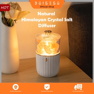 Boigego เครื่องฟอกอากาศน้ํามันหอมระเหย Himalayan โคมไฟเกลือ อโรมา กระจายอากาศ สดชื่น เครื่องฟอกอากาศ ไฟกลางคืน ดับกลิ่น ห้องนอน โยคะ บ้าน สํานักงาน