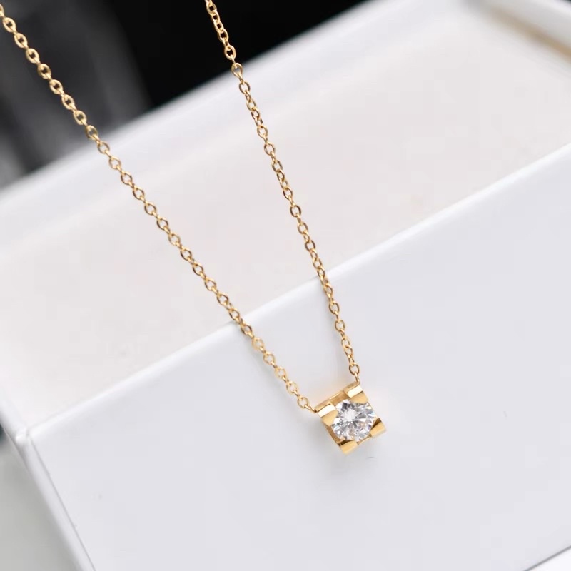 มีหลายแบบ-สร้อยคอแฟชั่น-สร้อยคอ14k-stainless-steel-งานสแตนเลสแท้-ไม่ลอกไม่ดำ-เครื่องประดับสไตล์เกาหลี
