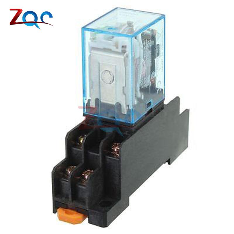 ภาพหน้าปกสินค้าCoil Power Relay 12V DC MY2NJ MY4NJ LY2NJ LY2NJ Miniature Relay DPDT 8 Pins 10A 240VAC AC220V DC24V JQX-13F With PTF08A Socket Base ที่เกี่ยวข้อง