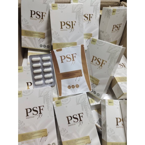 ราคาและรีวิวPFS X2 (เปลี่ยนชื่อเป็นPSF) ผลิตภัณฑ์เสริมอาหาร 20เม็ด สมุนไพรควบคุมน้ำหนัก (เม็ดสีขาว)