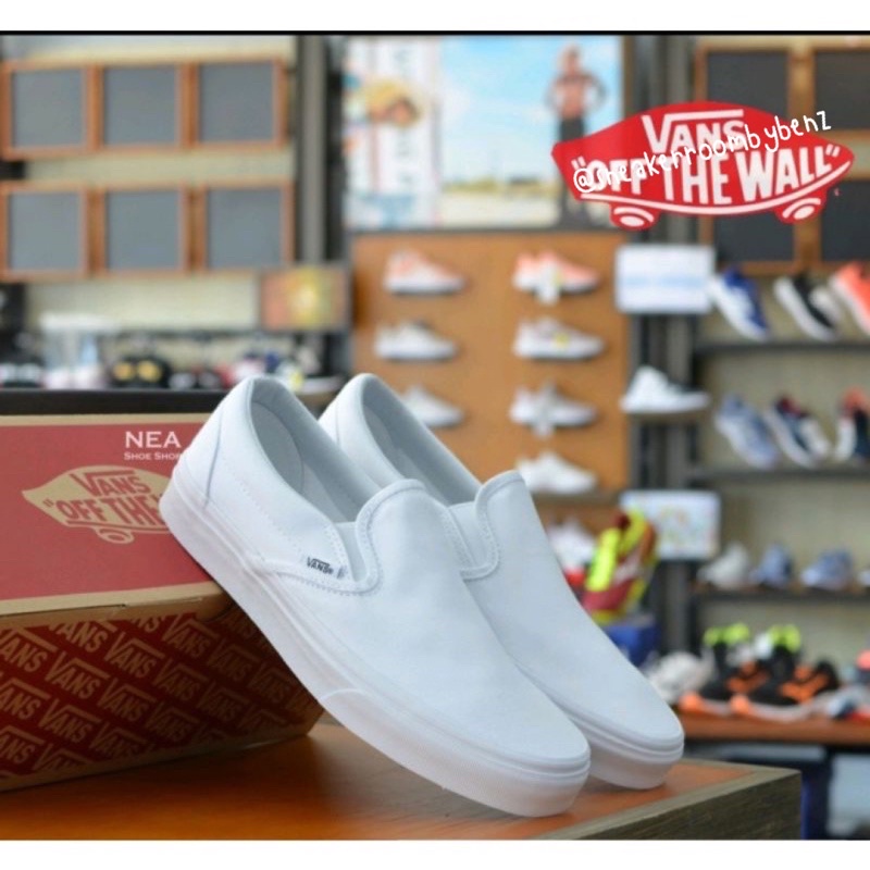 ภาพสินค้ารองเท้าแวนสลิปออน พร้อมกล่องแท้ % รองเท้าVans slipon checkerbord รุ่นฮิต ตรงปก จากร้าน sneakerbybenz บน Shopee ภาพที่ 7