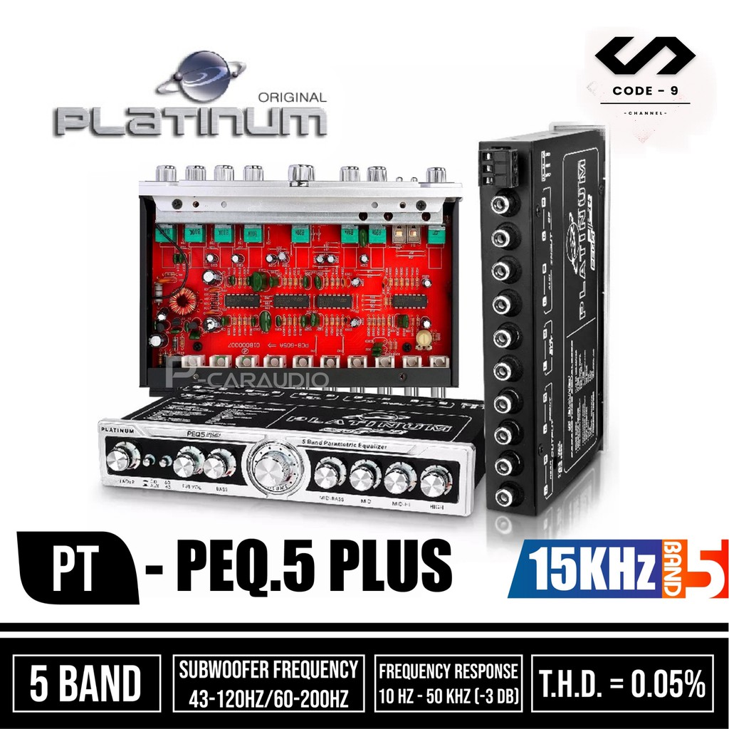 ปรี-platinum-peq5-plus-ปรีแอมป์รถยนต์-ปรีแอมป์-5-แบนด์-เครื่องเสียงรถยนต์-ปรีรถยนต์-เครื่องขยายเสียง