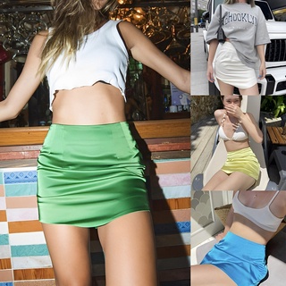 ภาพขนาดย่อของสินค้าLahv The Label - Nobu Mini Skirt กระโปรงสั้นซาติน