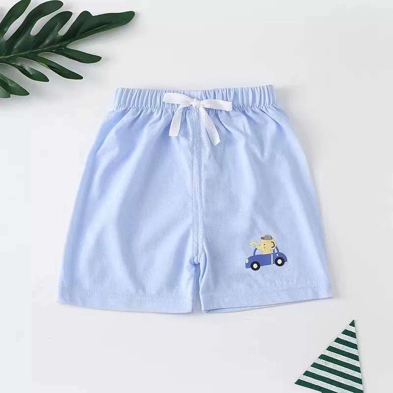 ภาพสินค้ากางเกงลำลองเด็กสีพื้น กางเกงขาสั้นเด็ก มีเชือก ผ้านิ่มใส่สบาย DK01 จากร้าน chenqiuman1992 บน Shopee ภาพที่ 4