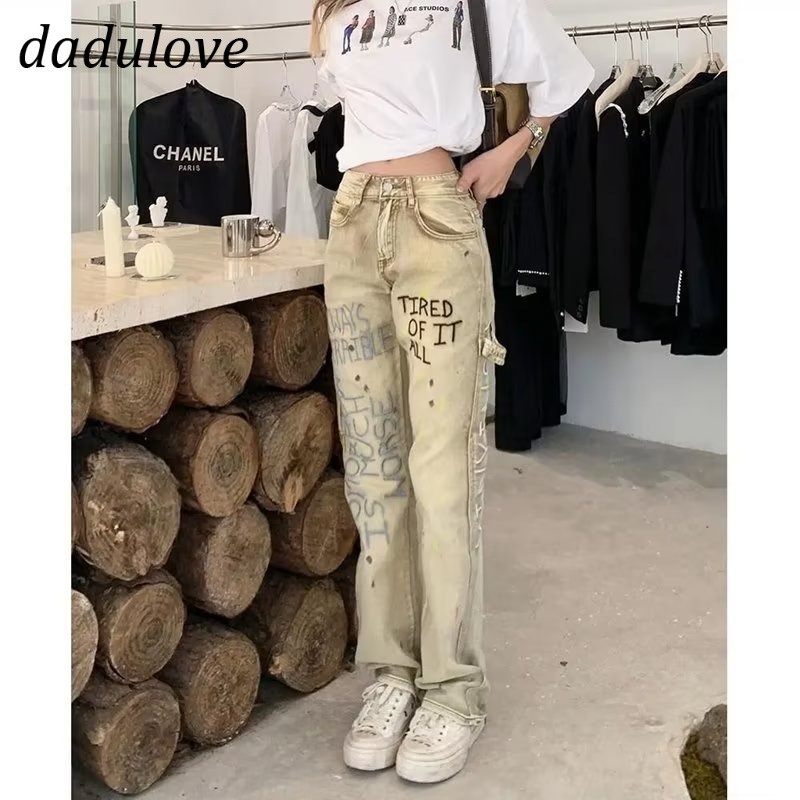 dadulove-new-american-ins-letter-jeans-washed-high-waist-loose-wide-leg-pants-fashion-womens-clothing