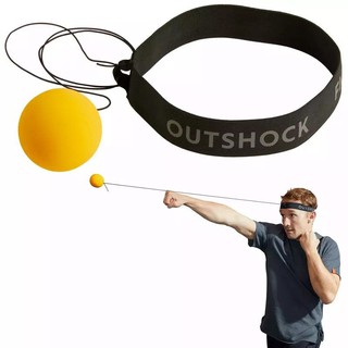 BOXING REFLEX BALL ลูกบอลซ้อมชกมวยสำหรับฝึกความเร็ว OUTSHOCK ลูกบอลซ้อมชกมวยฝึกความแม่นยำในการชก