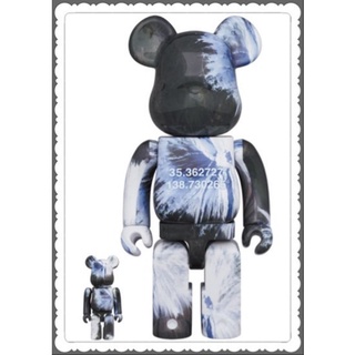 (ของแท้) BE@RBRICK Benjamin Grant「OVERVIEW」FUJI 100% & 400% (Bearbrick)