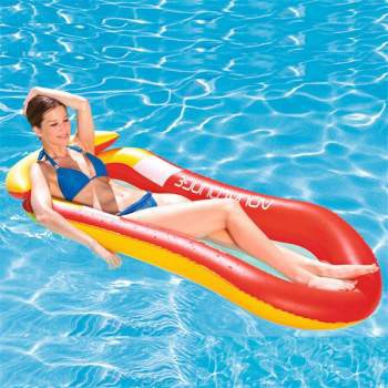 float-me-summer-แพยางนอนเดี่ยว-พร้อมหลังคากันแดด-inflatable-bed-with-sunshade-pool-float