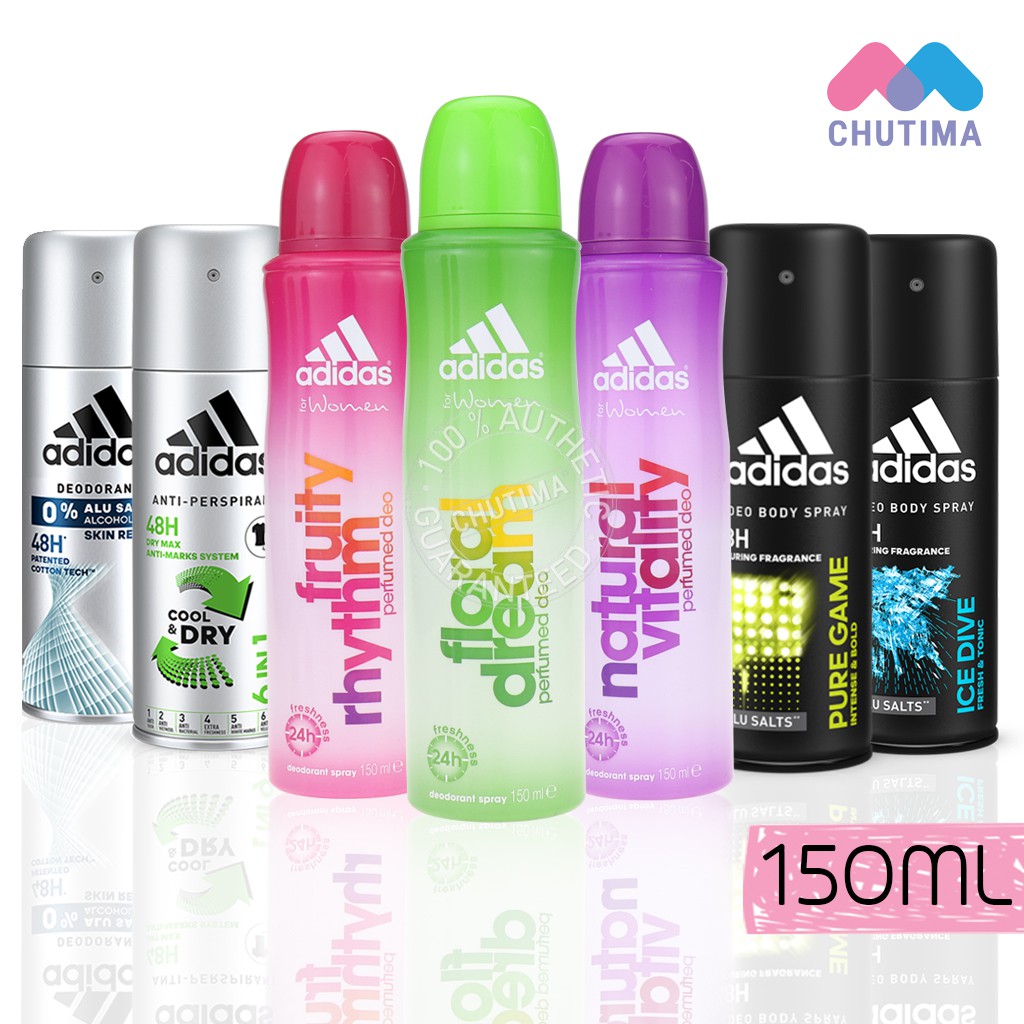ภาพหน้าปกสินค้าสเปรย์ระงับกลิ่นกาย อาดิดาส/อาดิดาส ฟอร์ วีเมน ดิโอ บอดี้ สเปรย์ Adidas/Adidas For Women DEO Body Spray 150 ml.