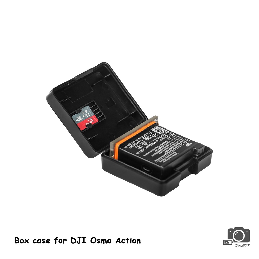 ภาพสินค้ากล่องแบตเตอร์รี่กล้อง Protective Battery Box Storage Case GoPro Hero 5 6 7 8 9 10 11 DJI จากร้าน travel365 บน Shopee ภาพที่ 6