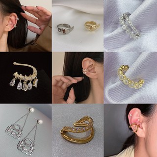 G8/ต่างหูปีนหู เกี่ยวหู งานพรีเมียม ก้านเงินแท้ นิกเกิลฟรี ear cuff