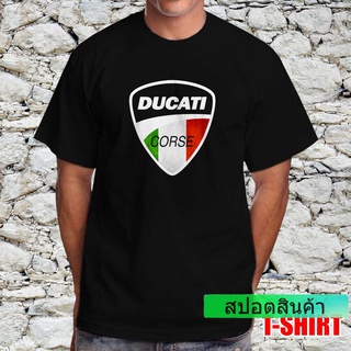 เสื้อยืดลําลอง ผ้าฝ้าย 100% แขนสั้น พิมพ์ลายกราฟฟิค Ducati23 Corse ของขวัญวันพ่อ 2022