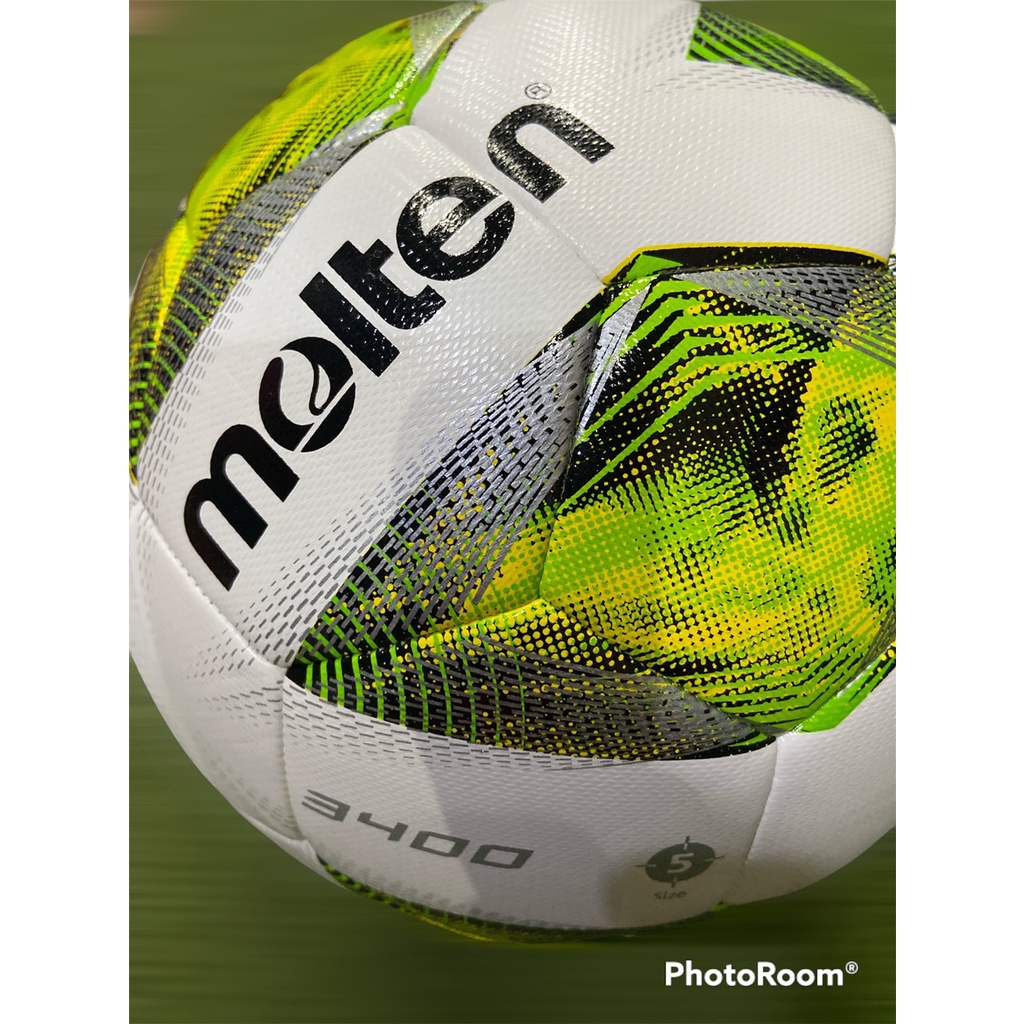 ภาพหน้าปกสินค้าMOLTEN ฟุตบอลหนังเย็บ Football Hybrid PU pk F5A3400-G (950) จากร้าน phsportonline บน Shopee
