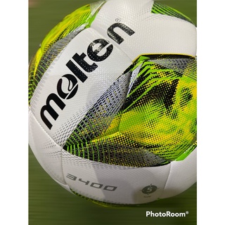 ภาพขนาดย่อของภาพหน้าปกสินค้าMOLTEN ฟุตบอลหนังเย็บ Football Hybrid PU pk F5A3400-G (950) จากร้าน phsportonline บน Shopee
