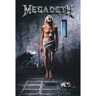 โปสเตอร์ วงดนตรี เฮฟวีเมทัล เมกาเดท MEGADETH - Countdown to Extinction (1992) POSTER 24”x35” Inch American Heavy Metal