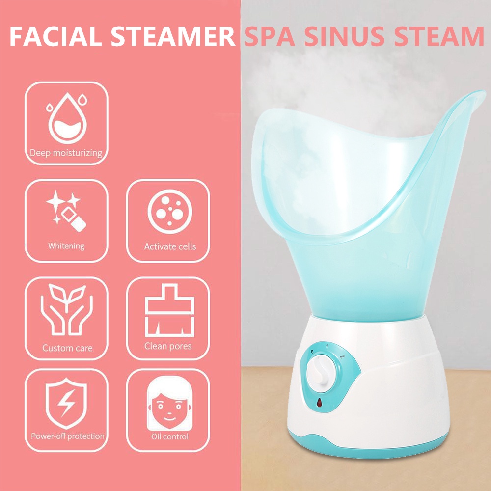 facial-steamer-ทำความสะอาดfacial-steamerไฟฟ้าspa-facialความร้อนสเปรย์เครื่องมือดูแลผิวsteamer-whitening