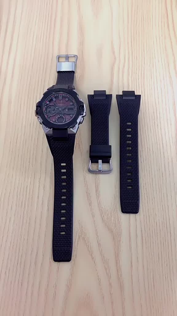 สายนาฬิกาข้อมือเรซิ่น-แบบปลดไว-อุปกรณ์เสริม-สําหรับ-casio-gst-b400