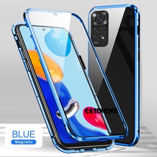 ภาพขนาดย่อของภาพหน้าปกสินค้า360 เคสกระจกนิรภัยสองด้าน สําหรับ Redmi Note 11 Note11 11 Pro + Plus 11t Not 11S Matel เคสโทรศัพท์กันกระแทก ฝาครอบป้องกัน ฝาหลังโลหะ จากร้าน casingme.th บน Shopee ภาพที่ 1