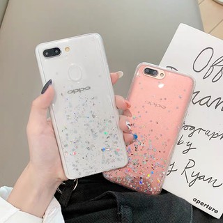 เคสโทรศัพท์ประดับเลื่อมแบบนุ่มสําหรับ oppo a 5s f 9 a 71 f 7 f 11 pro a 1 k a 9 220