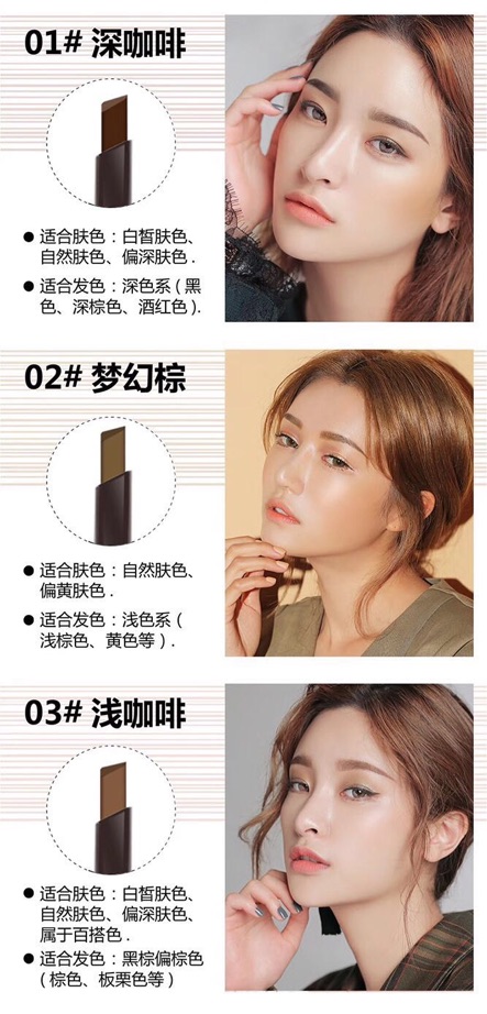 ภาพสินค้า5089(ไม่แท้คืนเงิน/พร้อมส่ง) โนโว NOVO Drawing Eye Brow ดินสอเขียนคิ้ว กันน้ำ จากร้าน novo_shop บน Shopee ภาพที่ 8