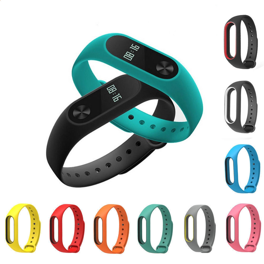 ภาพหน้าปกสินค้าสายนาฬิกาข้อมือ ซิลิโคน สำหรับ XIAOMI MI Band 2